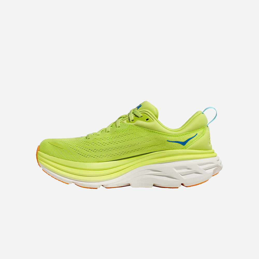 Giày Chạy Bộ Nam HOKA Bondi 8 Wide - Vàng Chanh - Supersports Vietnam
