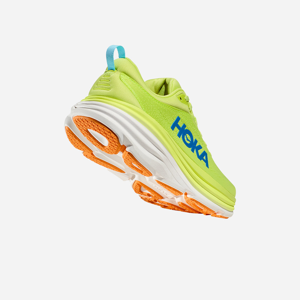Giày Chạy Bộ Nam HOKA Bondi 8 Wide - Vàng Chanh - Supersports Vietnam