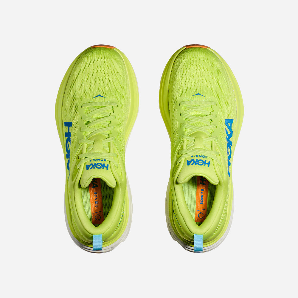 Giày Chạy Bộ Nam HOKA Bondi 8 Wide - Vàng Chanh - Supersports Vietnam