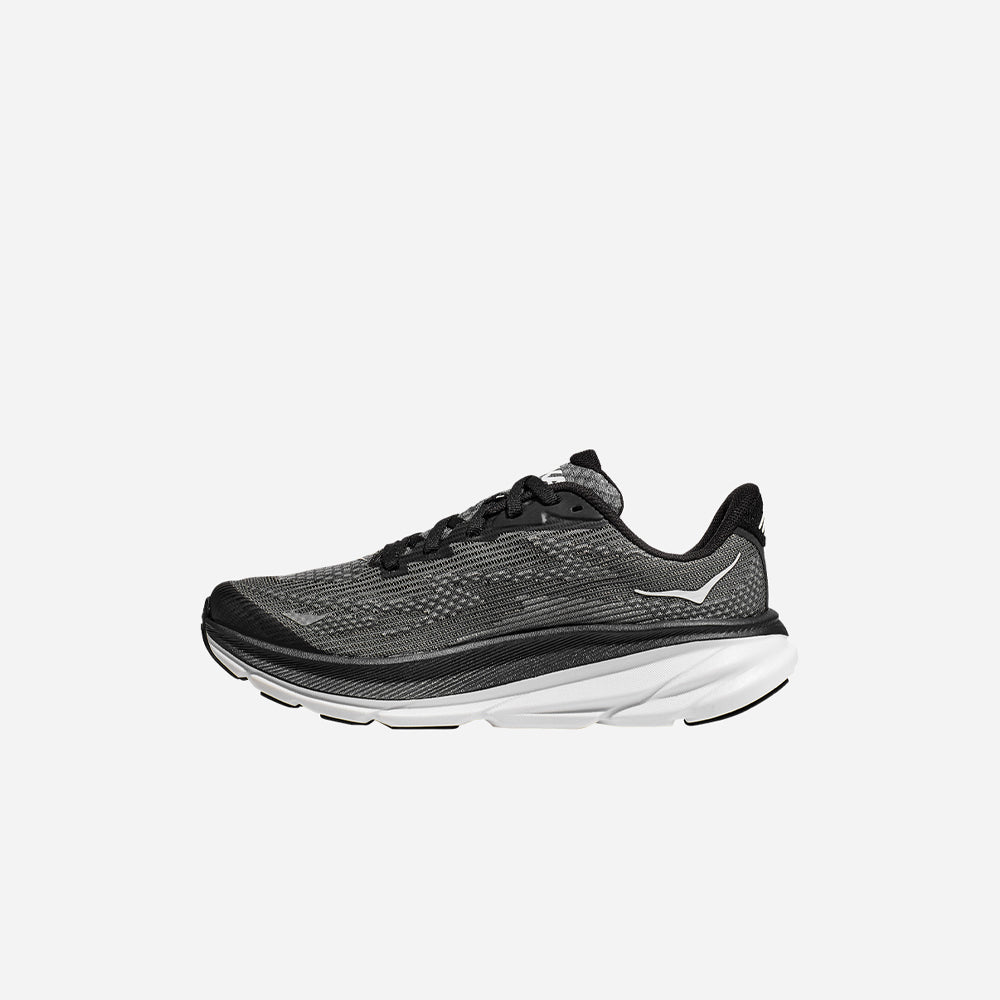 Giày Chạy Bộ Trẻ Em HOKA Clifton 9 Youth - Đen - Supersports Vietnam