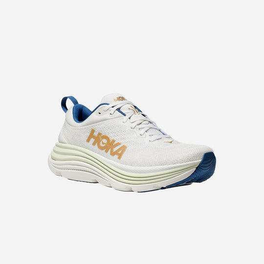 Giày Chạy Bộ Nam HOKA Gaviota 5 Wide - Trắng