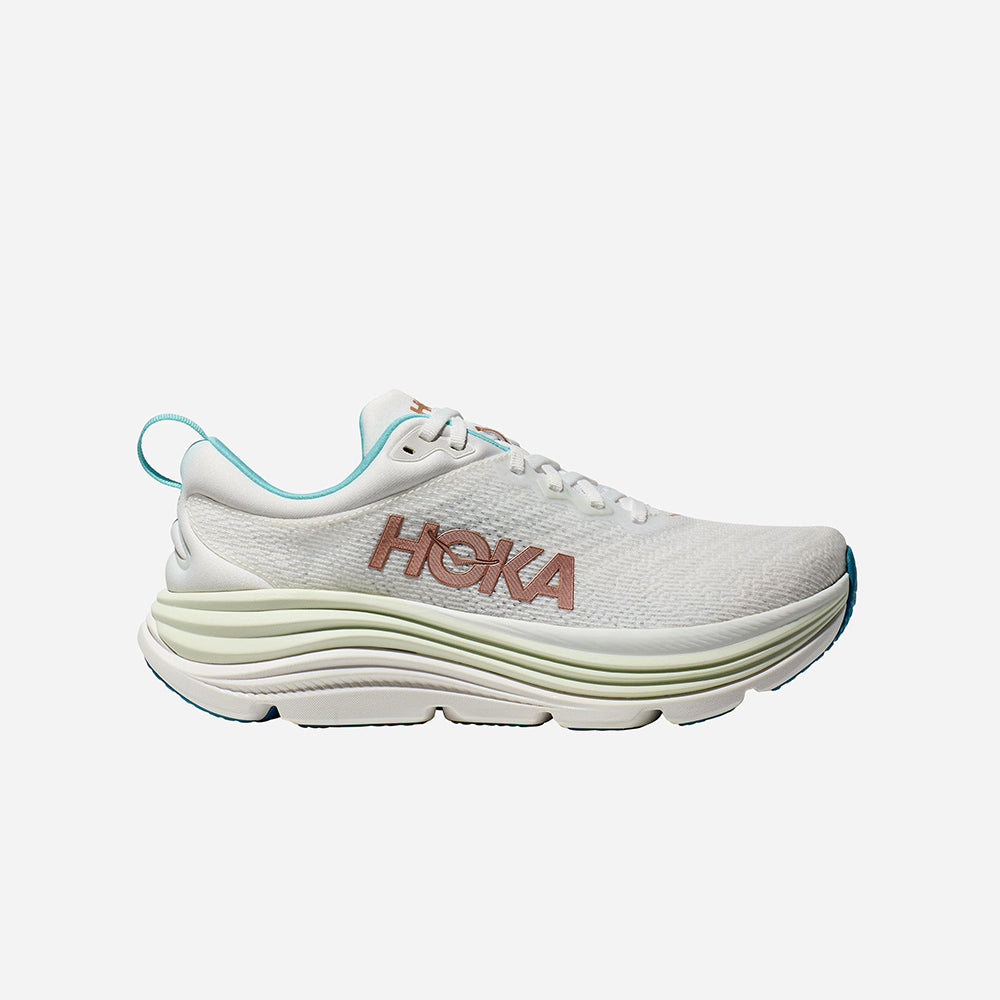 Giày Chạy Bộ Nữ HOKA Gaviota 5 Wide - Be - Supersports Vietnam