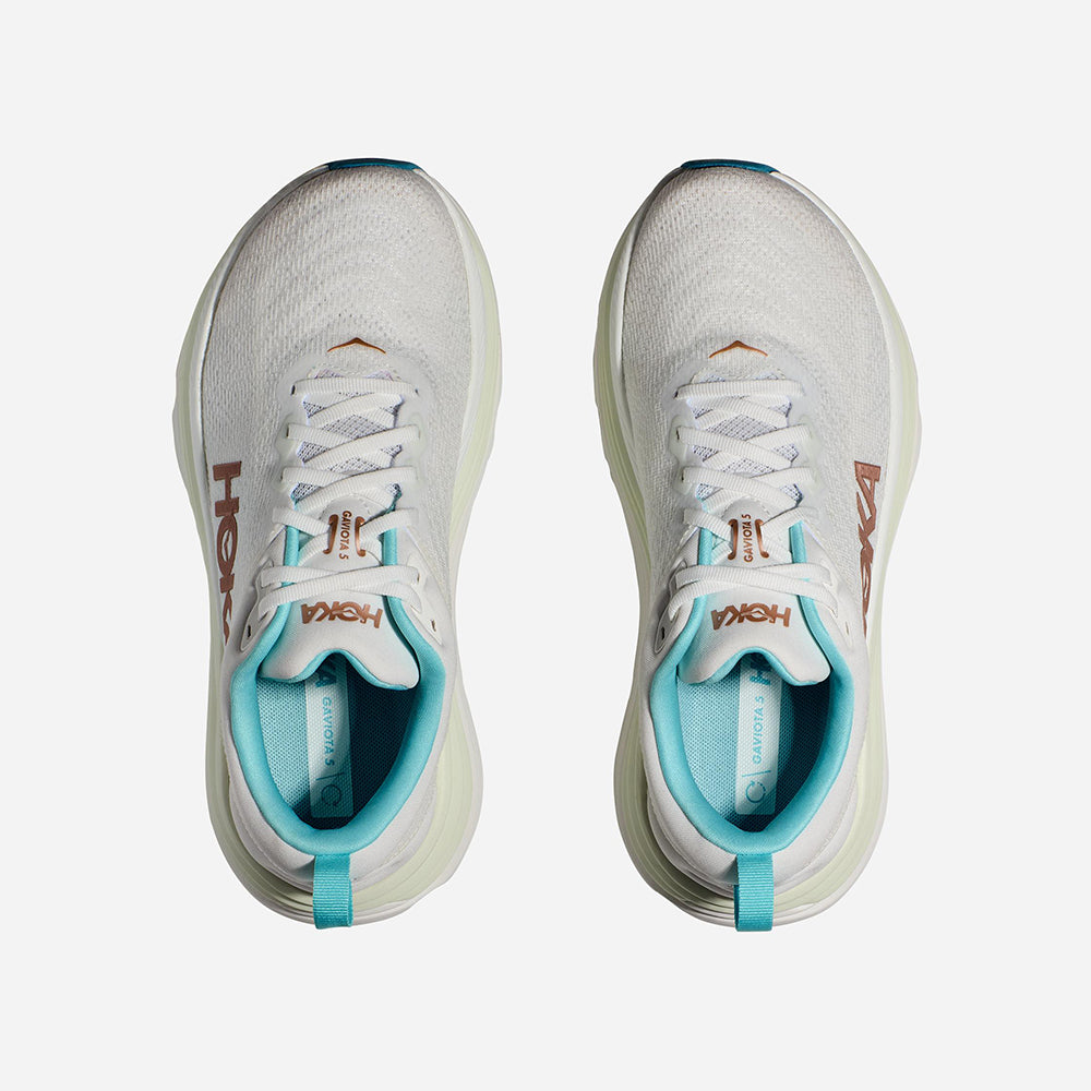 Giày Chạy Bộ Nữ HOKA Gaviota 5 Wide - Be - Supersports Vietnam