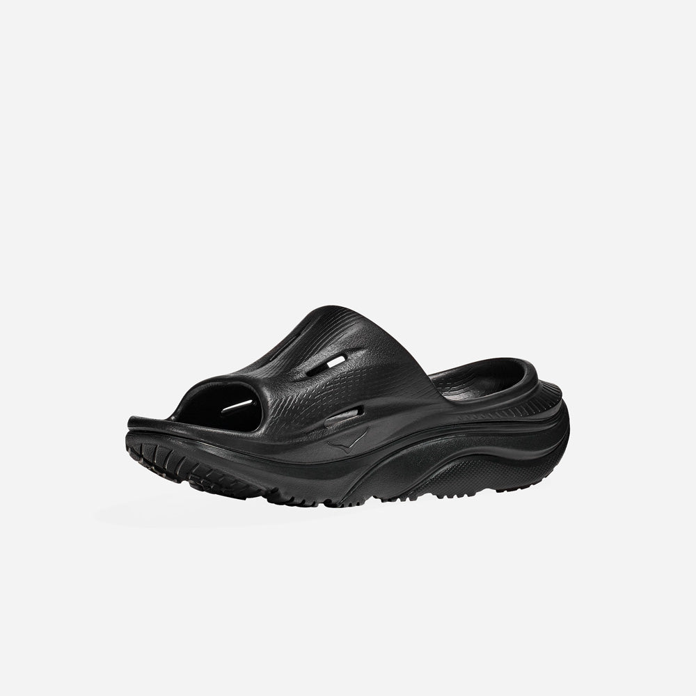 Dép Quai Ngang Unisex HOKA Ora Recovery Slide 3 - Đen - Supersports Vietnam