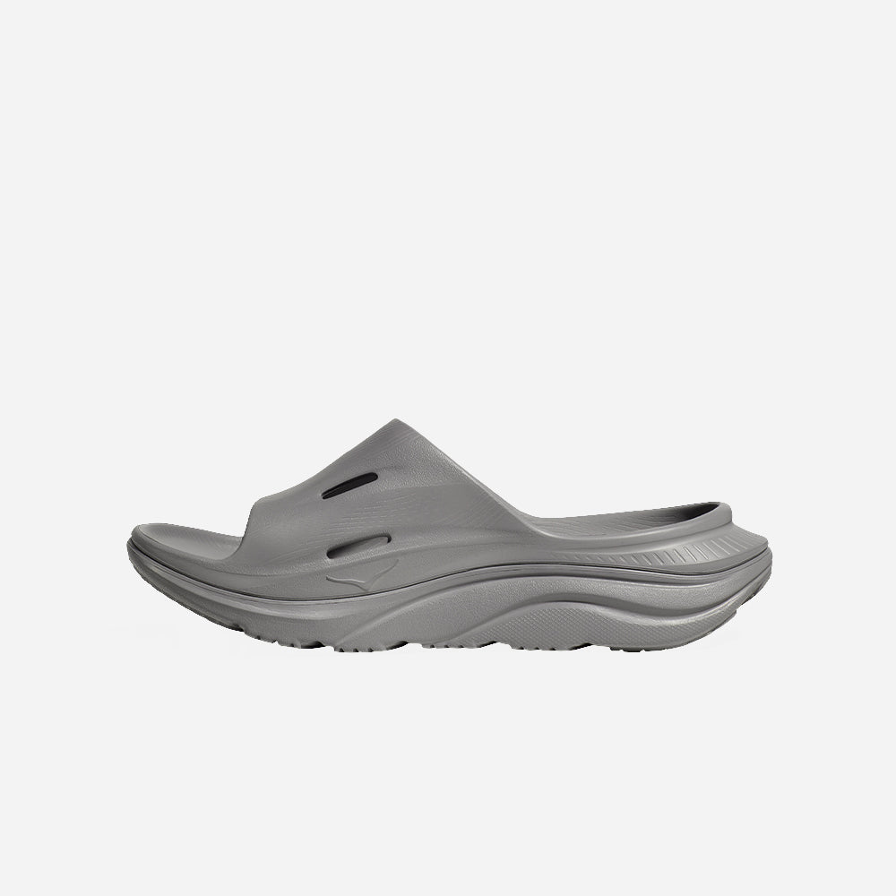 Dép Quai Ngang Unisex HOKA Ora Recovery Slide 3 - Xám - Supersports Vietnam
