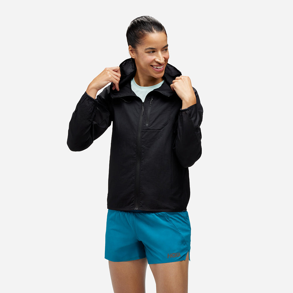 Áo Khoác Nữ HOKA Skyflow - Đen - Supersports Vietnam