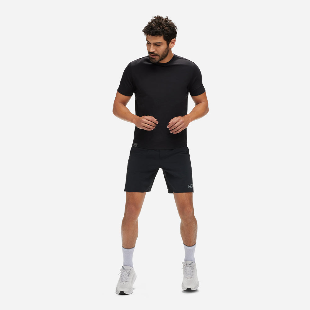 Áo Thun Nam HOKA Essential - Đen - Supersports Vietnam