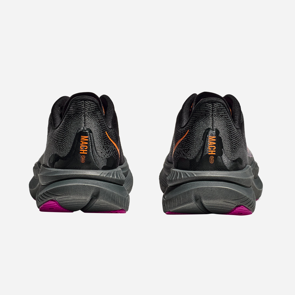 Giày Chạy Bộ Nữ HOKA Mach 6 - Đen - Supersports Vietnam