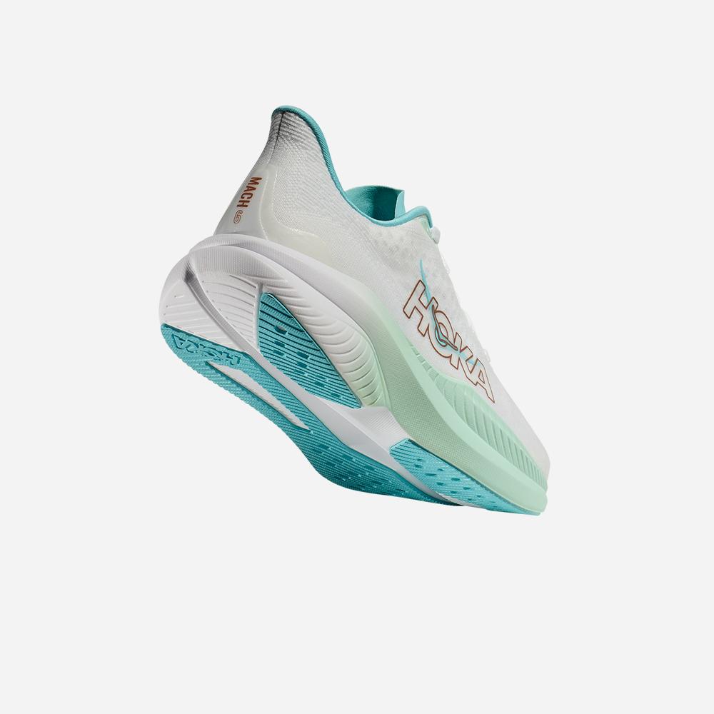 Giày Chạy Bộ Nữ HOKA Mach 6 - Trắng - Supersports Vietnam