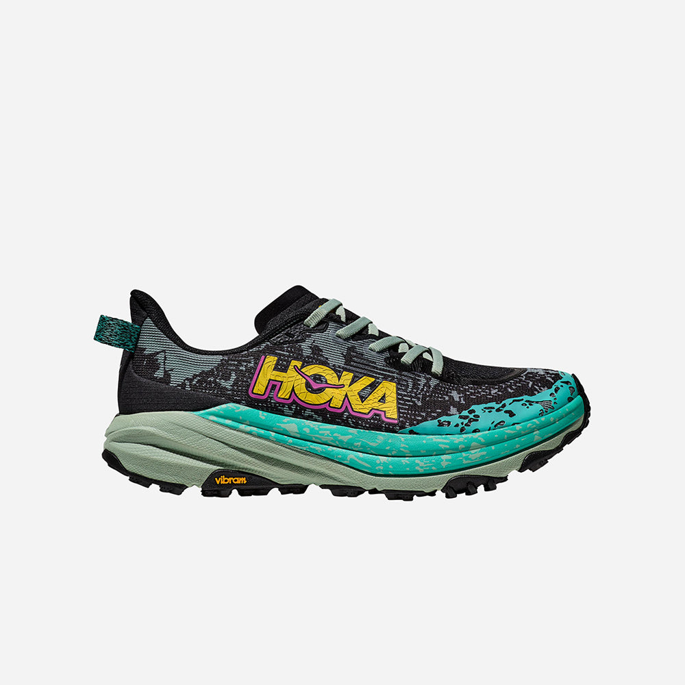 Giày Chạy Bộ Nữ HOKA Speedgoat 6 - Đen