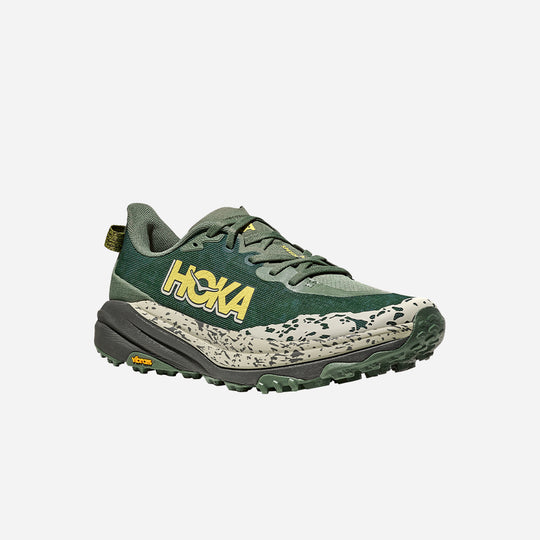 Giày Chạy Bộ Nam HOKA Speedgoat 6 Wide - Xanh Lá