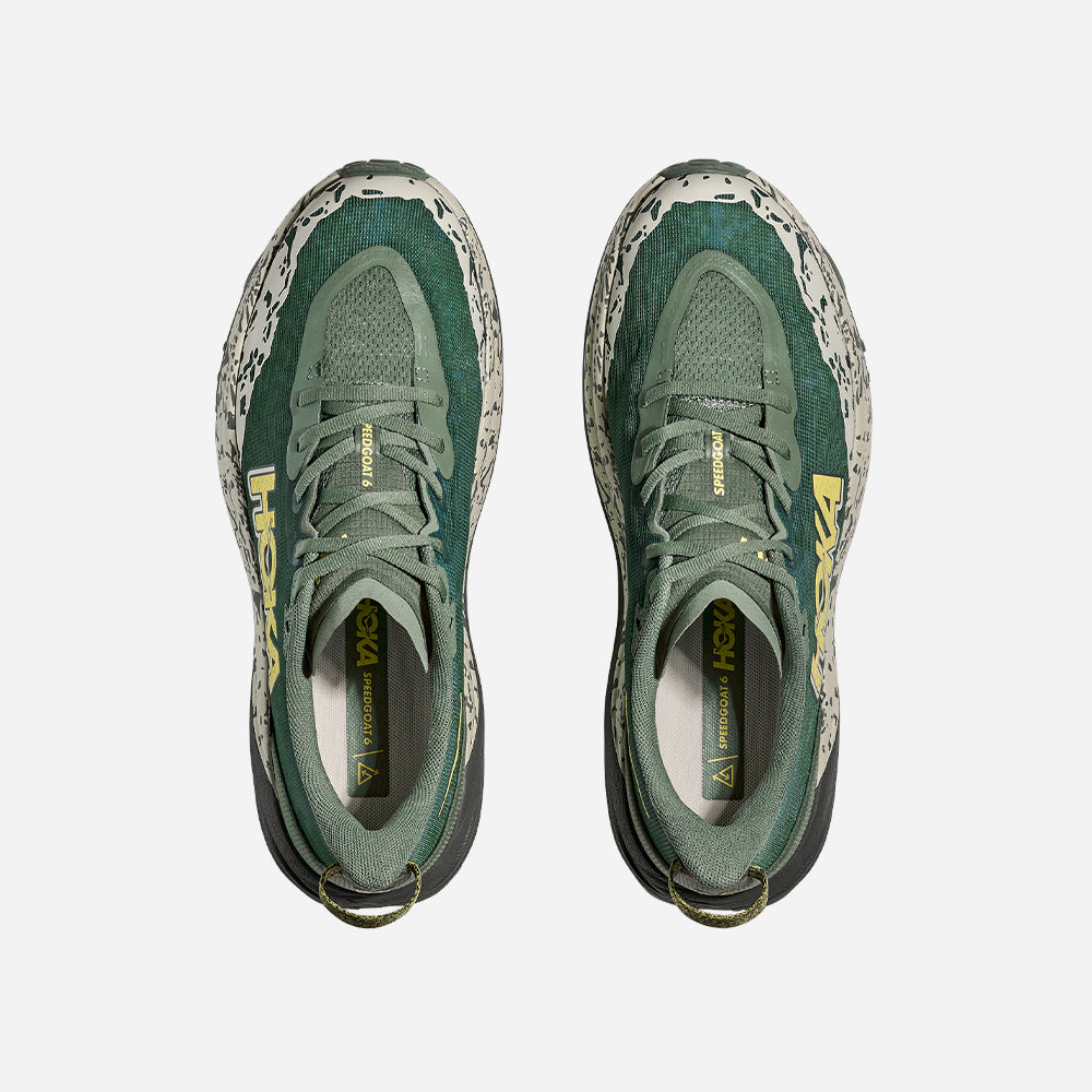 Giày Chạy Bộ Nam HOKA Speedgoat 6 Wide - Xanh Lá - Supersports Vietnam