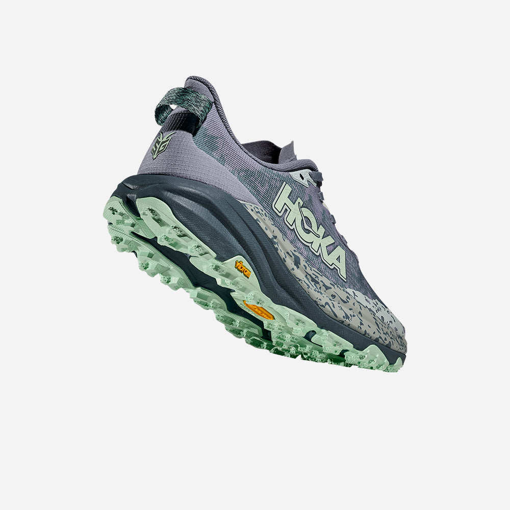 Giày Chạy Bộ Nữ HOKA Speedgoat 6 Wide - Xám - Supersports Vietnam