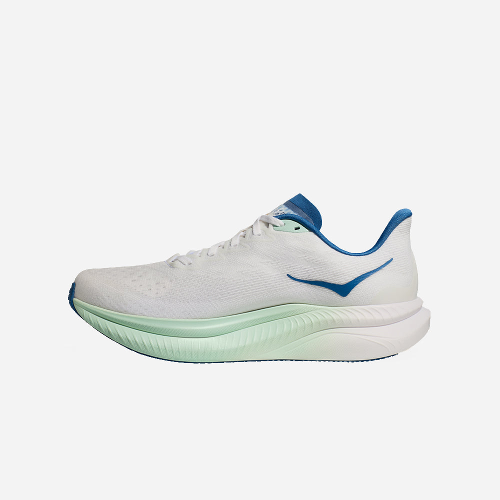 Giày Chạy Bộ Nam HOKA Mach 6 Wide - Trắng - Supersports Vietnam