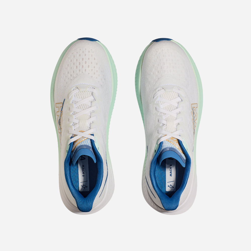 Giày Chạy Bộ Nam HOKA Mach 6 Wide - Trắng - Supersports Vietnam