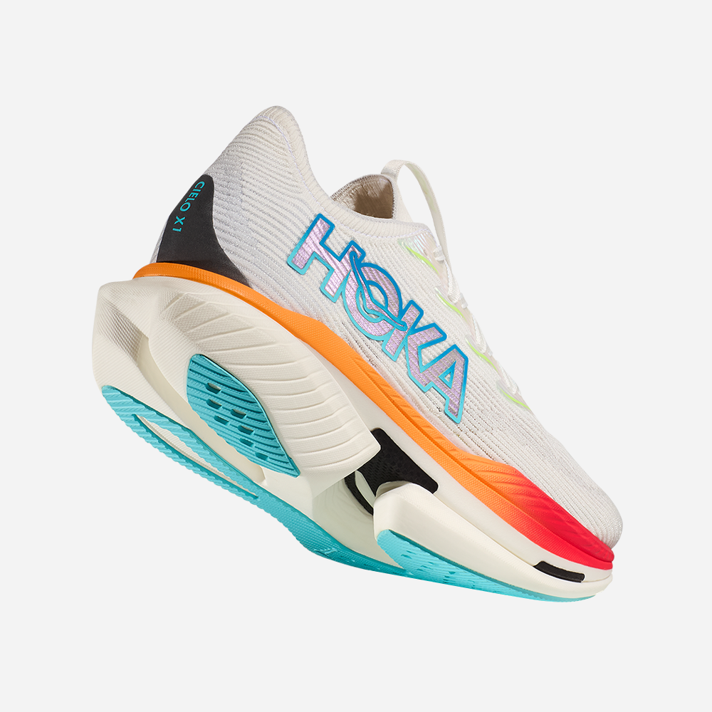 Giày Chạy Bộ Unisex HOKA Cielo X1 - Trắng - Supersports Vietnam