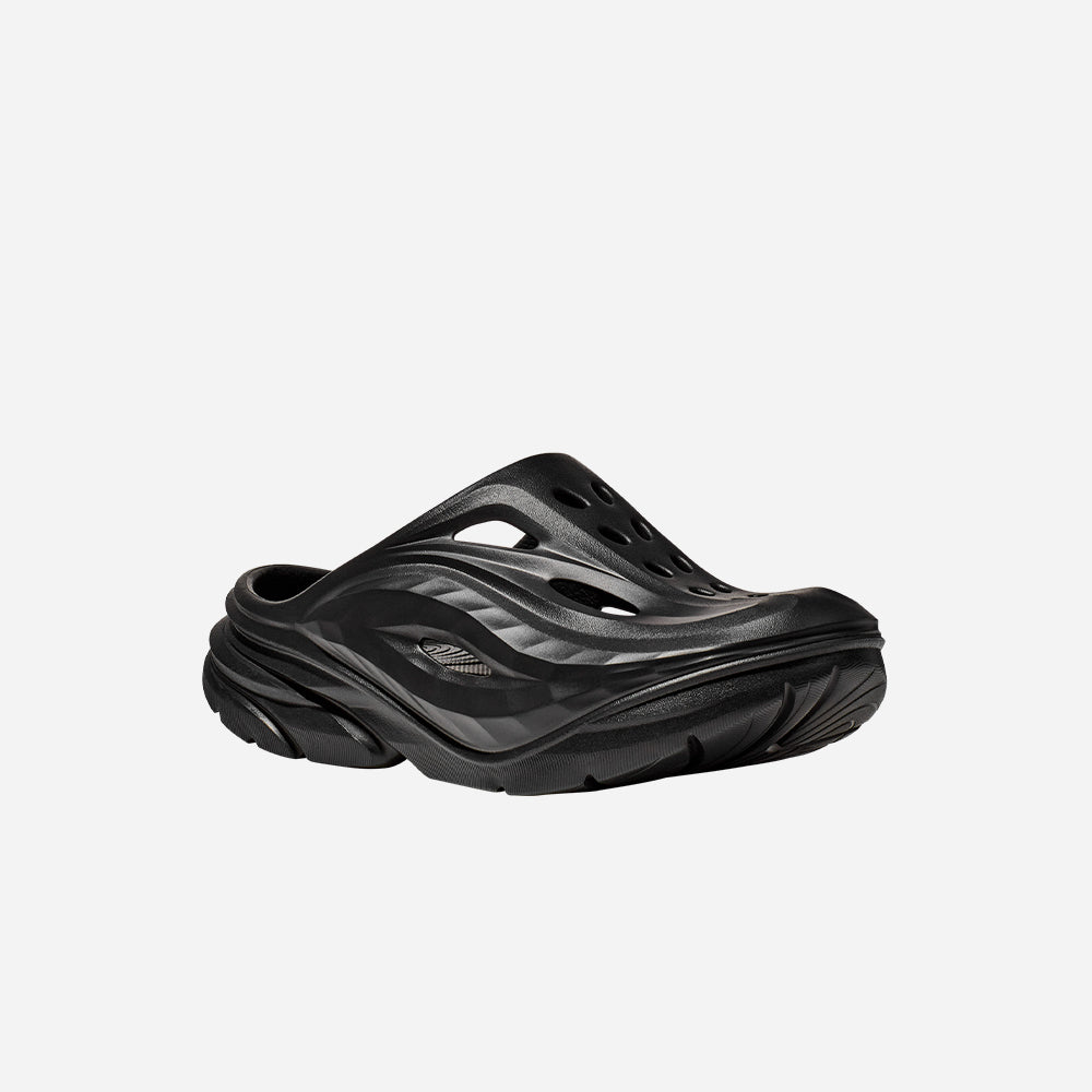 Dép Quai Ngang Unisex HOKA Ora Recovery Mule - Đen - Supersports Vietnam