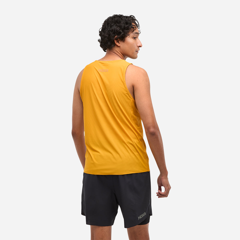 Áo Ba Lỗ Nam HOKA Airolite - Vàng - Supersports Vietnam