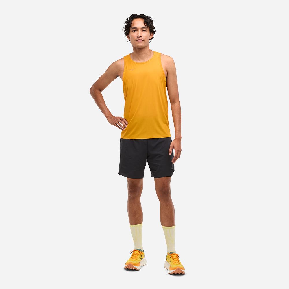 Áo Ba Lỗ Nam HOKA Airolite - Vàng - Supersports Vietnam