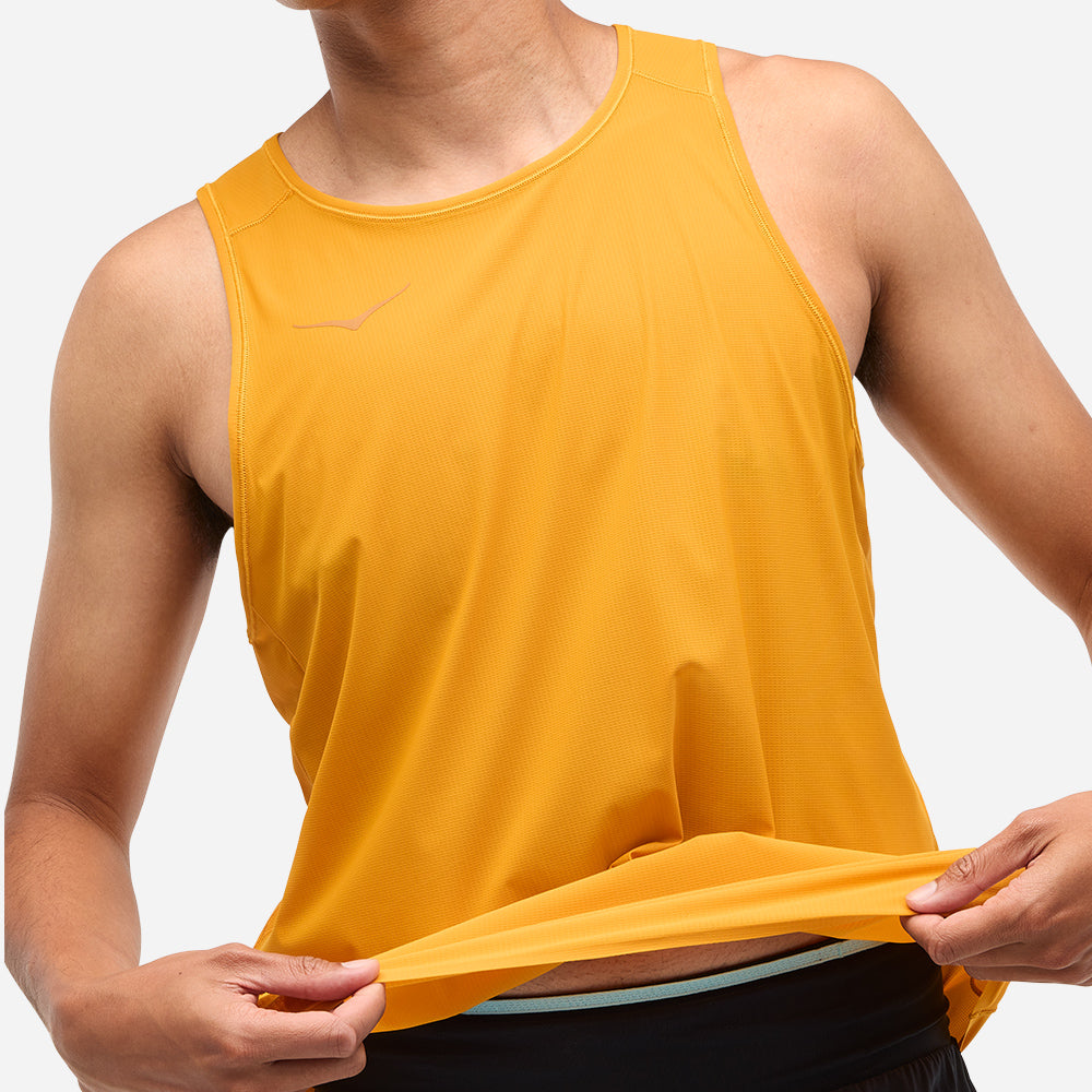 Áo Ba Lỗ Nam HOKA Airolite - Vàng - Supersports Vietnam