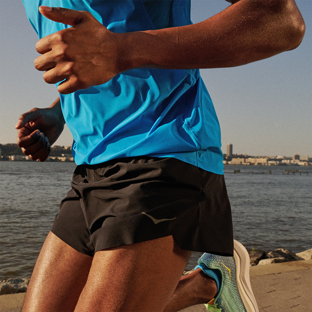 Quần Ngắn Thể Thao Nam HOKA Race Day - Đen - Supersports Vietnam