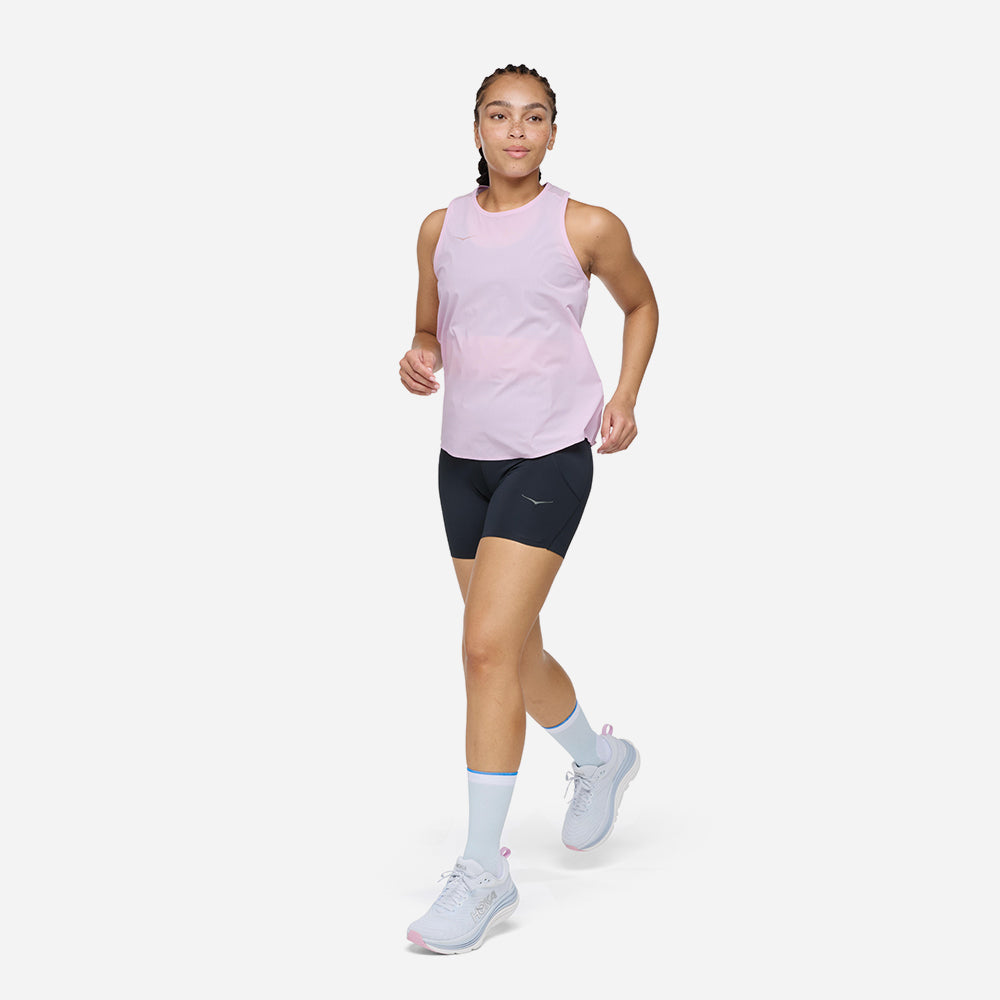 Áo Ba Lỗ Nữ HOKA Airolite - Hồng - Supersports Vietnam