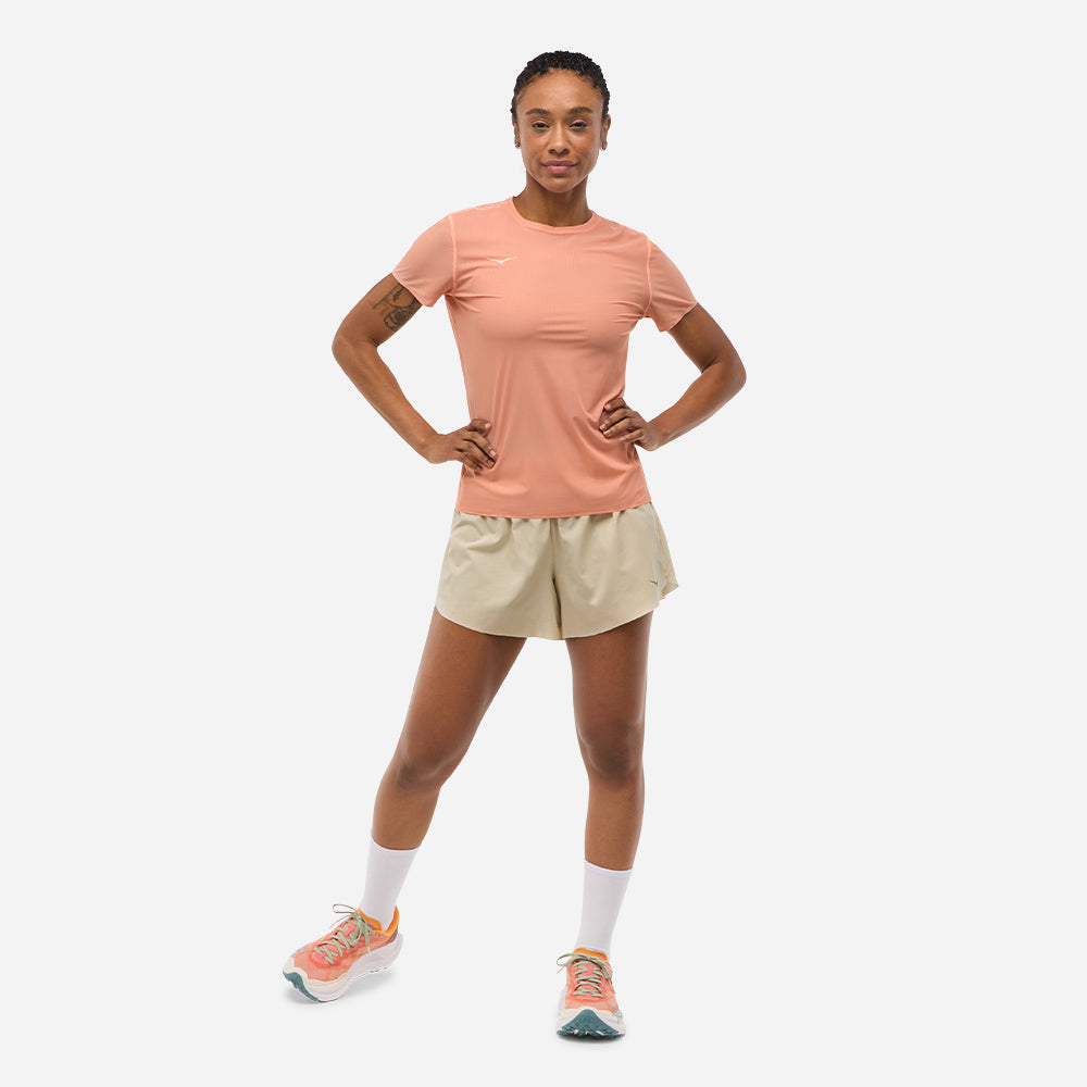 Áo Thun Nữ HOKA Airolite - Hồng - Supersports Vietnam