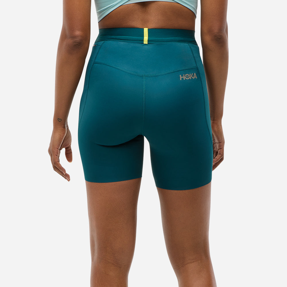 Quần Ngắn Thể Thao Chạy Bộ Nữ HOKA Novafly 6'' Knit - Xanh Dương - Supersports Vietnam