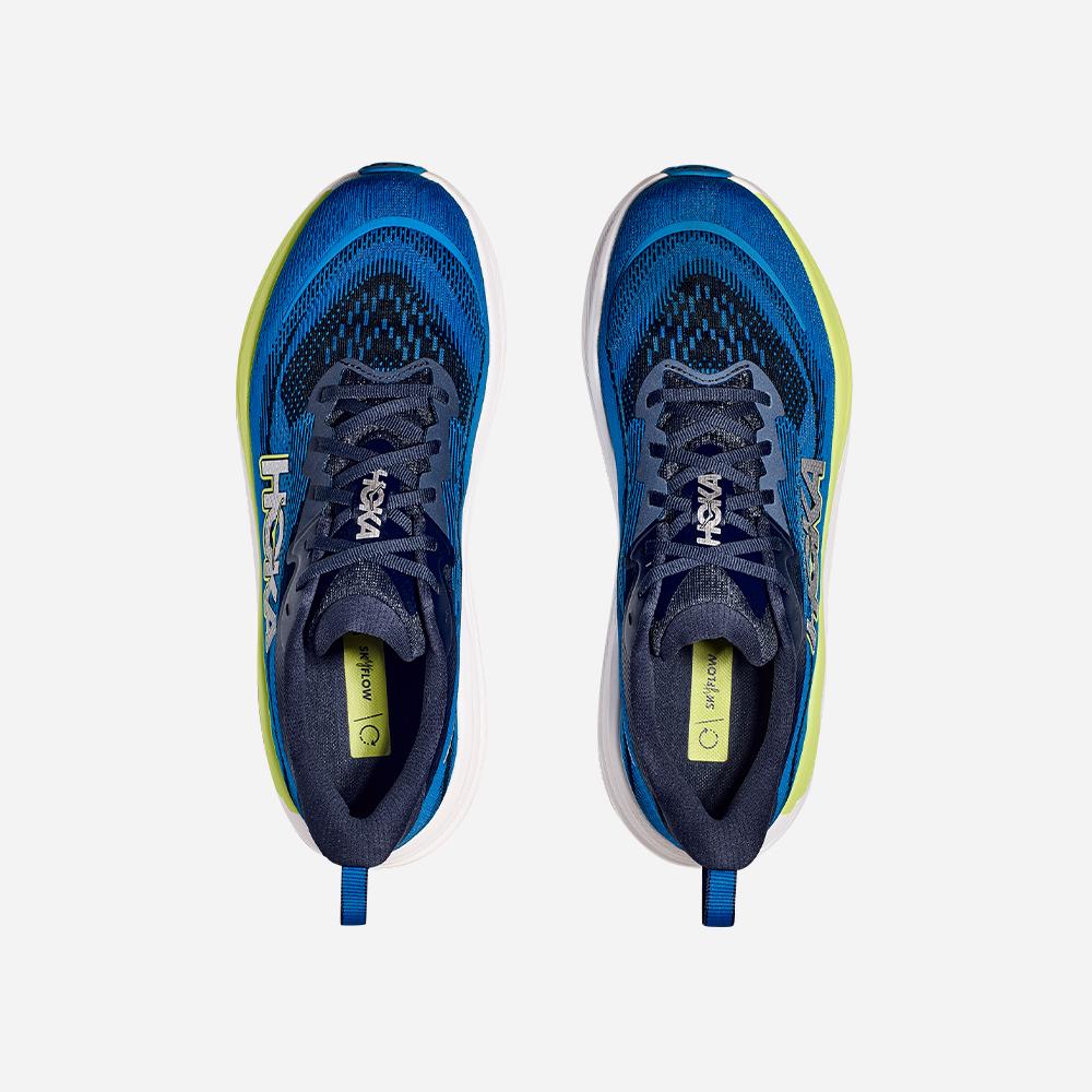 Giày Chạy Bộ Nam HOKA Skyflow Wide - Xanh Dương - Supersports Vietnam