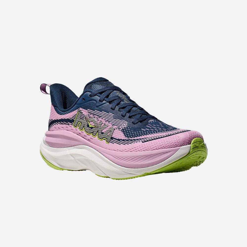 Giày Chạy Bộ Nữ HOKA Skyflow Wide - Hồng - Supersports Vietnam