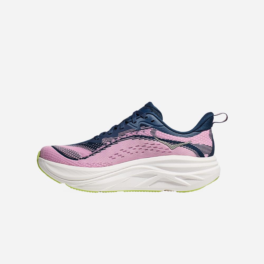 Giày Chạy Bộ Nữ HOKA Skyflow Wide - Hồng - Supersports Vietnam
