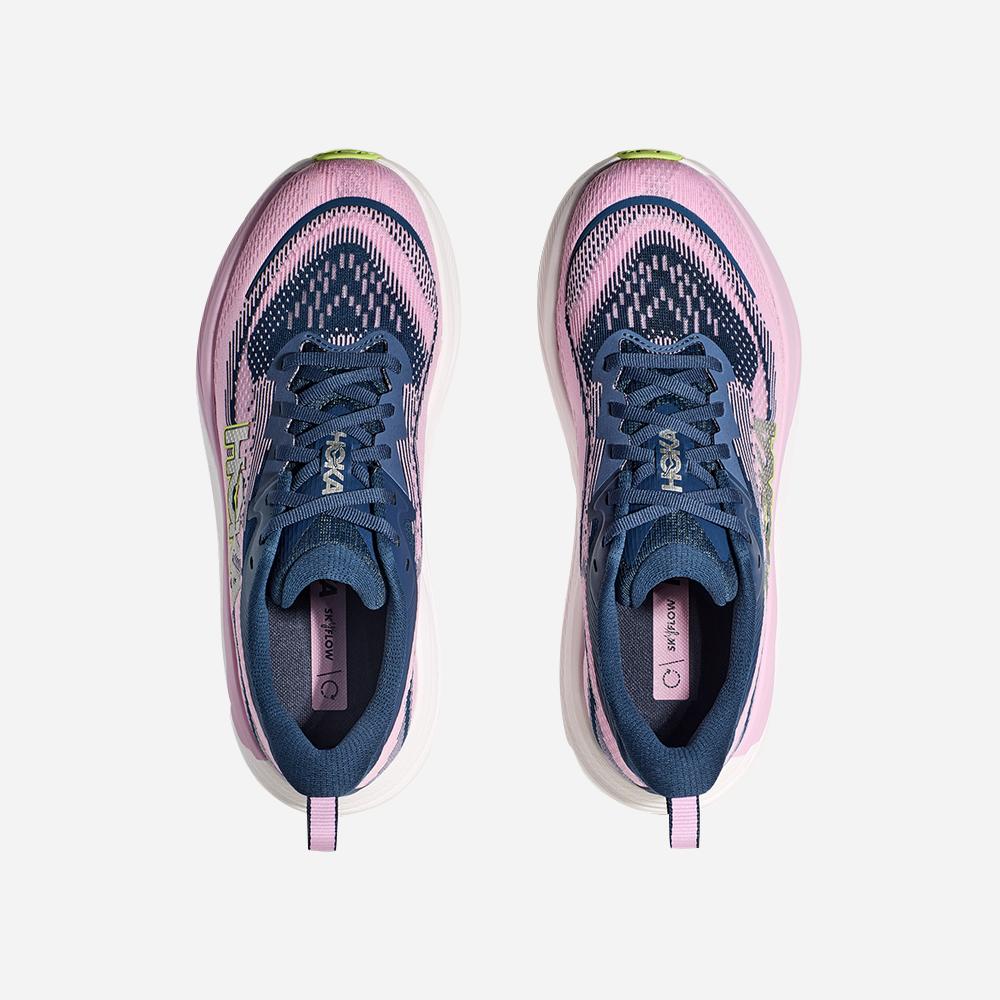 Giày Chạy Bộ Nữ HOKA Skyflow Wide - Hồng - Supersports Vietnam
