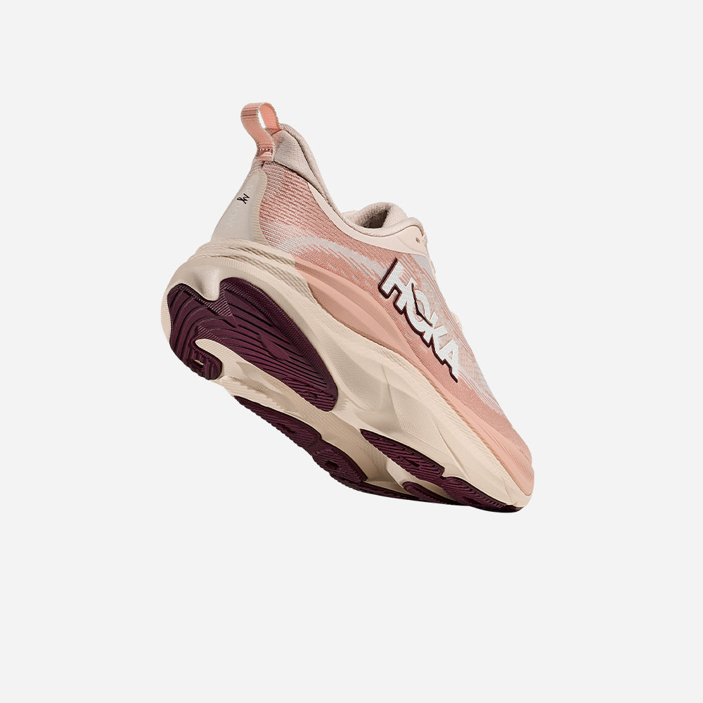 Giày Chạy Bộ Nữ HOKA Skyflow Wide - Hồng - Supersports Vietnam