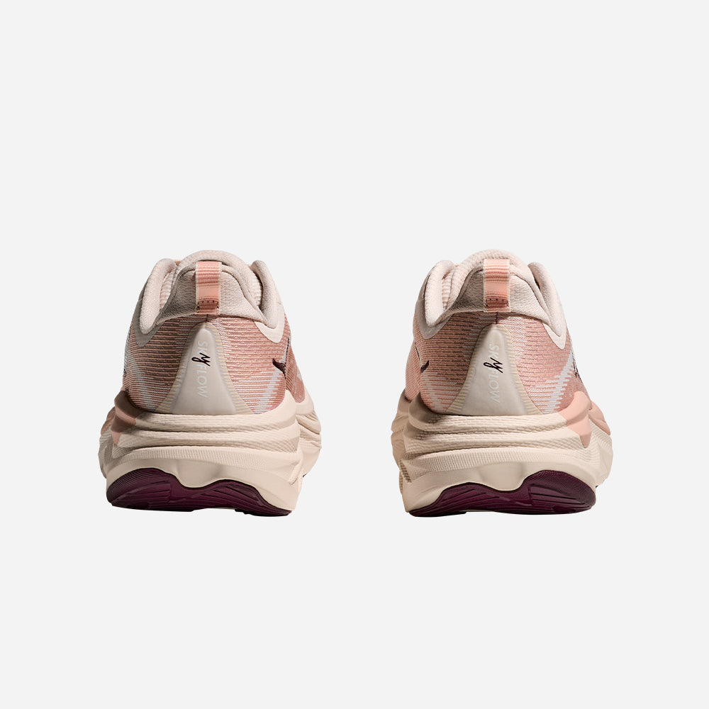 Giày Chạy Bộ Nữ HOKA Skyflow Wide - Hồng - Supersports Vietnam