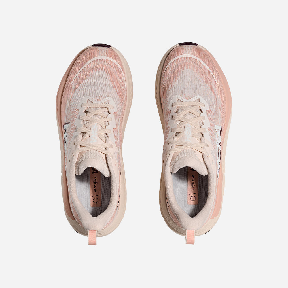 Giày Chạy Bộ Nữ HOKA Skyflow Wide - Hồng - Supersports Vietnam