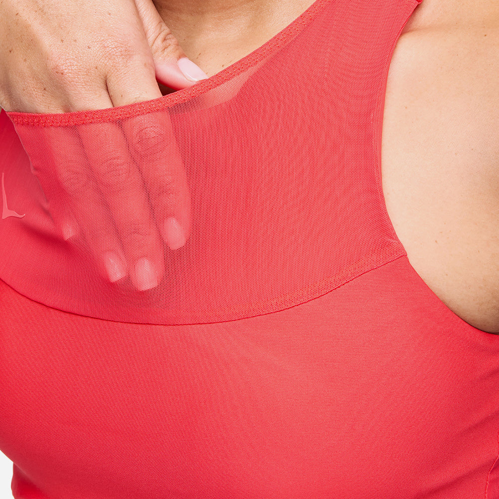 Áo Bra Nữ HOKA Race Day - Đỏ - Supersports Vietnam