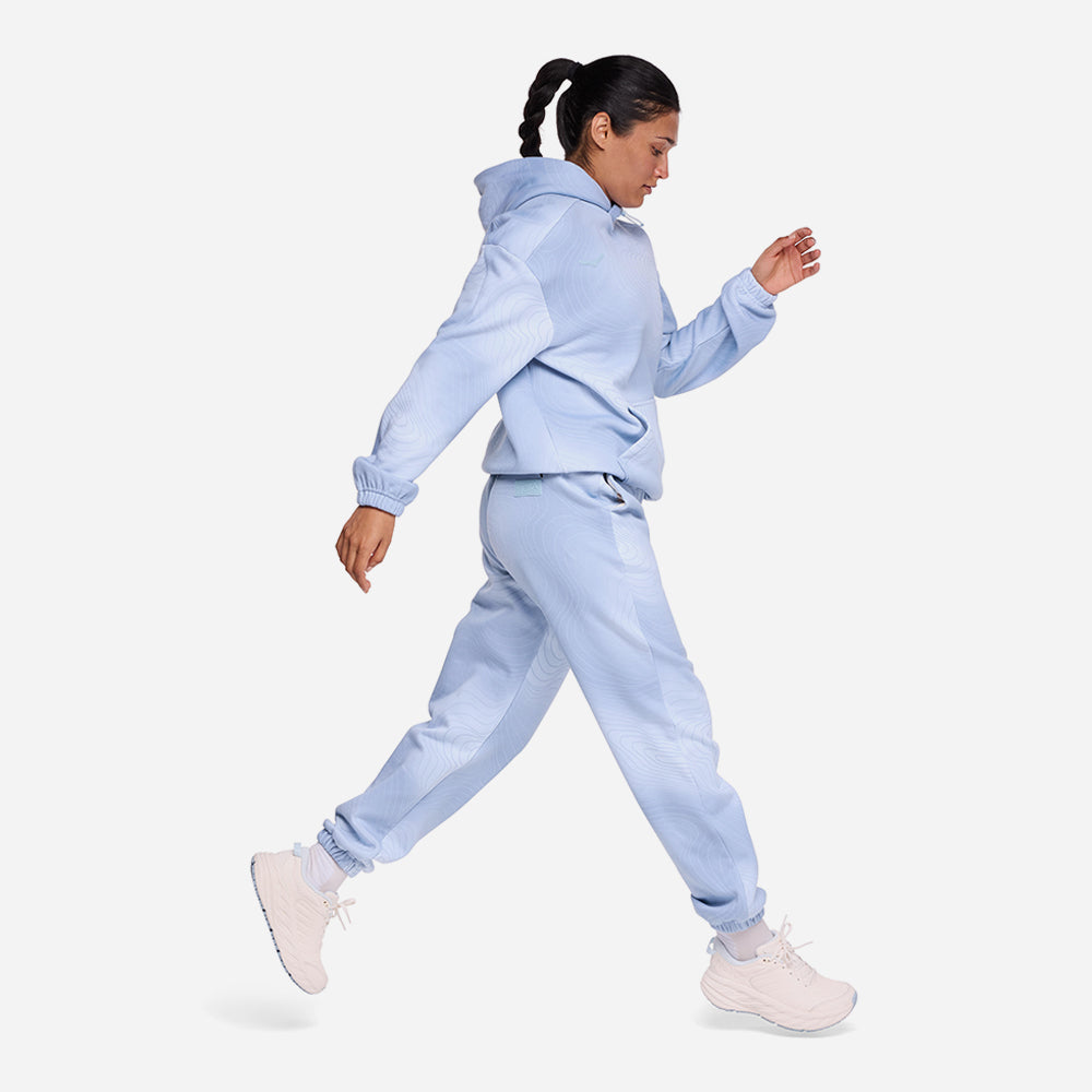 Áo Hoodie Unisex HOKA Essential Print - Xanh Dương - Supersports Vietnam