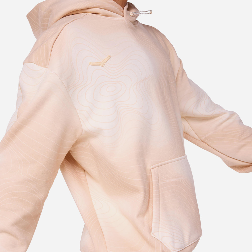 Áo Hoodie Unisex HOKA Essential Print - Hồng - Supersports Vietnam