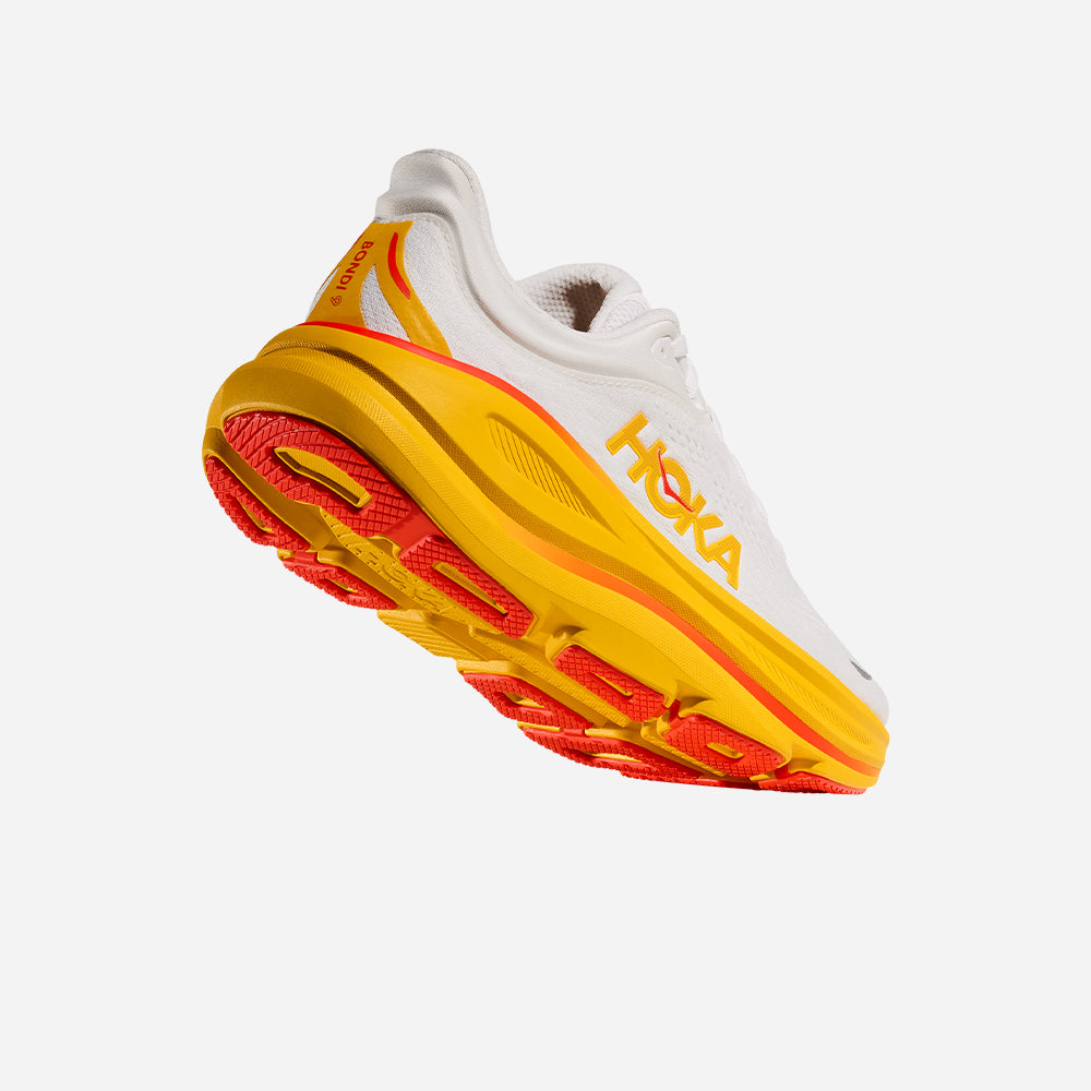 Giày Chạy Bộ Nữ HOKA Bondi 9 - Trắng - Supersports Vietnam