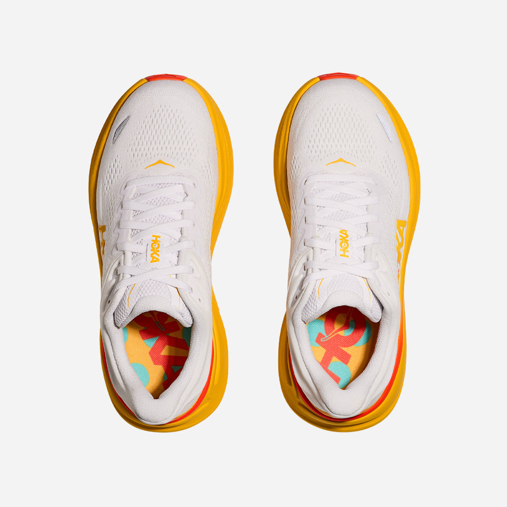 Giày Chạy Bộ Nữ HOKA Bondi 9 - Trắng - Supersports Vietnam