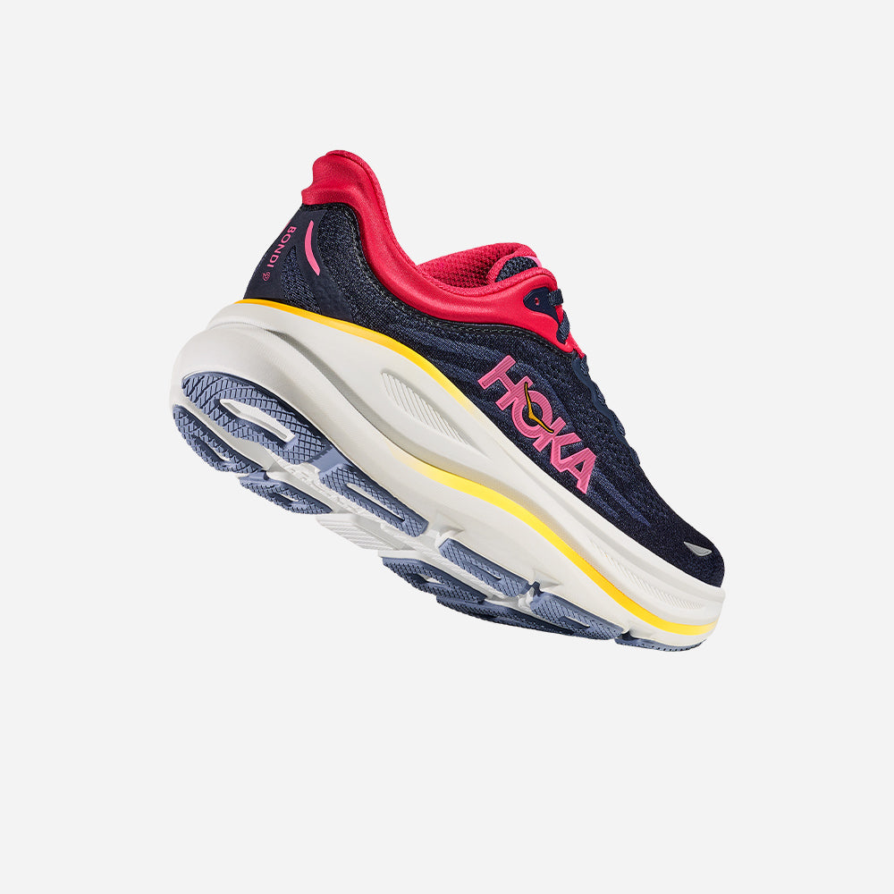 Giày Chạy Bộ Nữ HOKA Bondi 9 - Xanh Navy - Supersports Vietnam