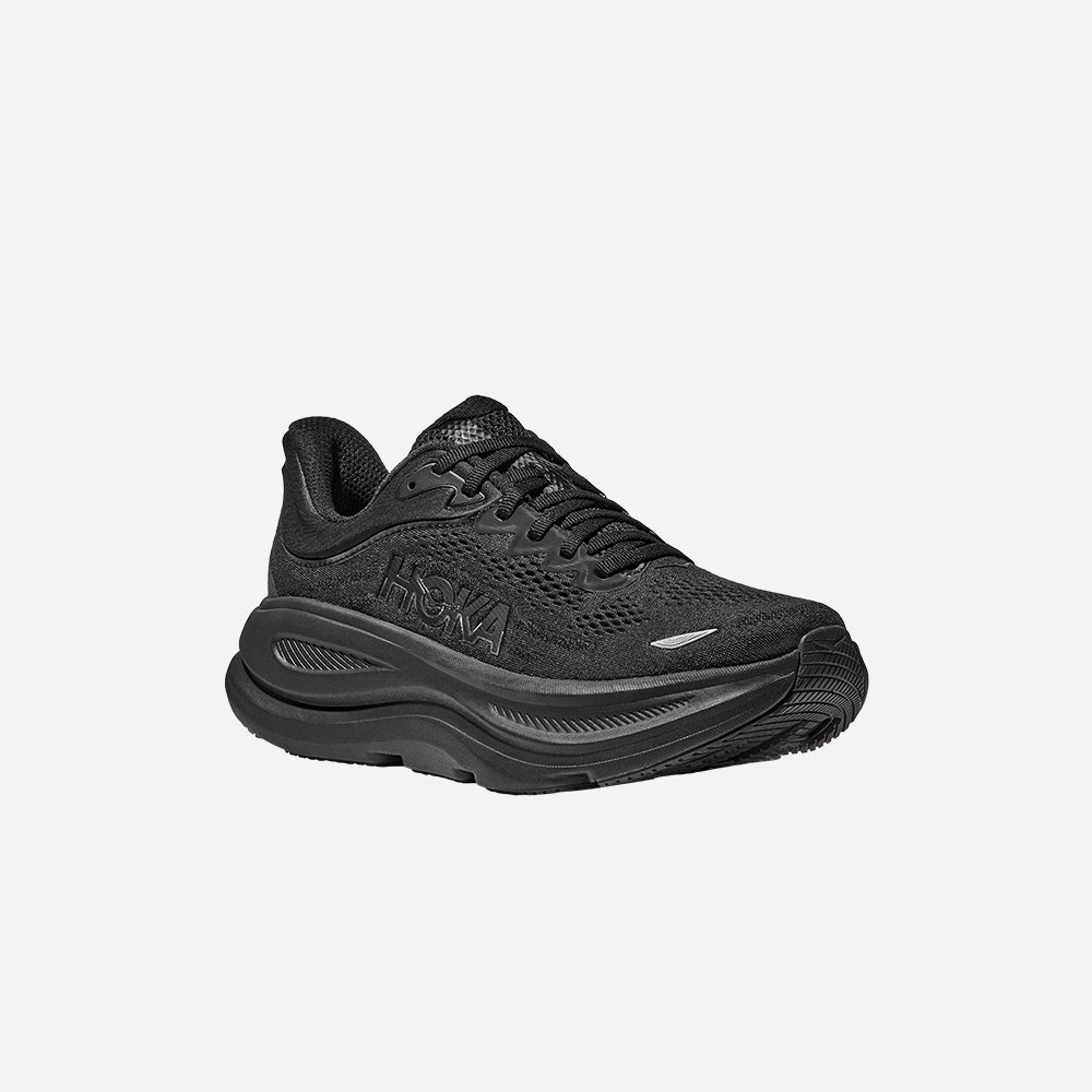Giày Chạy Bộ Nam HOKA Bondi 9 Wide - Đen - Supersports Vietnam