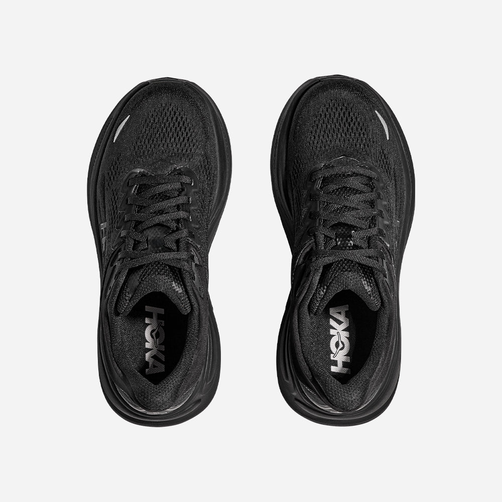 Giày Chạy Bộ Nam HOKA Bondi 9 Wide - Đen - Supersports Vietnam