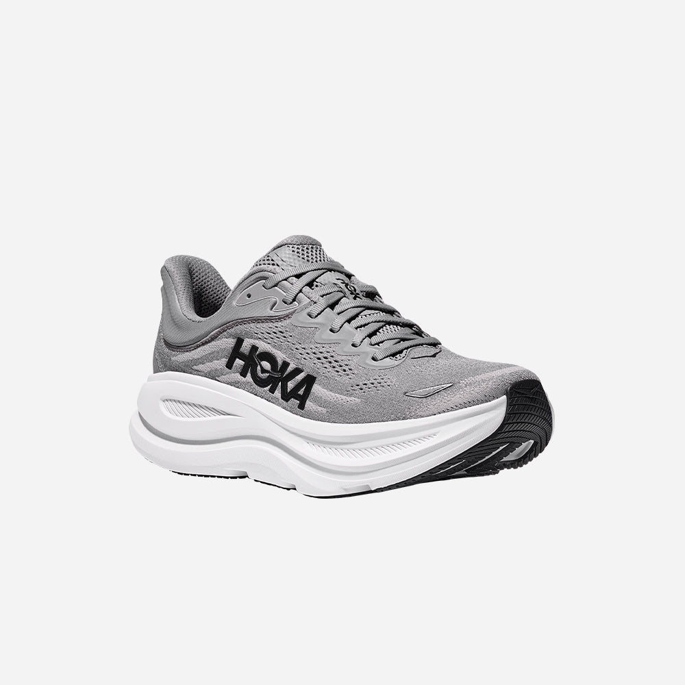 Giày Chạy Bộ Nam HOKA Bondi 9 Wide - Xám - Supersports Vietnam