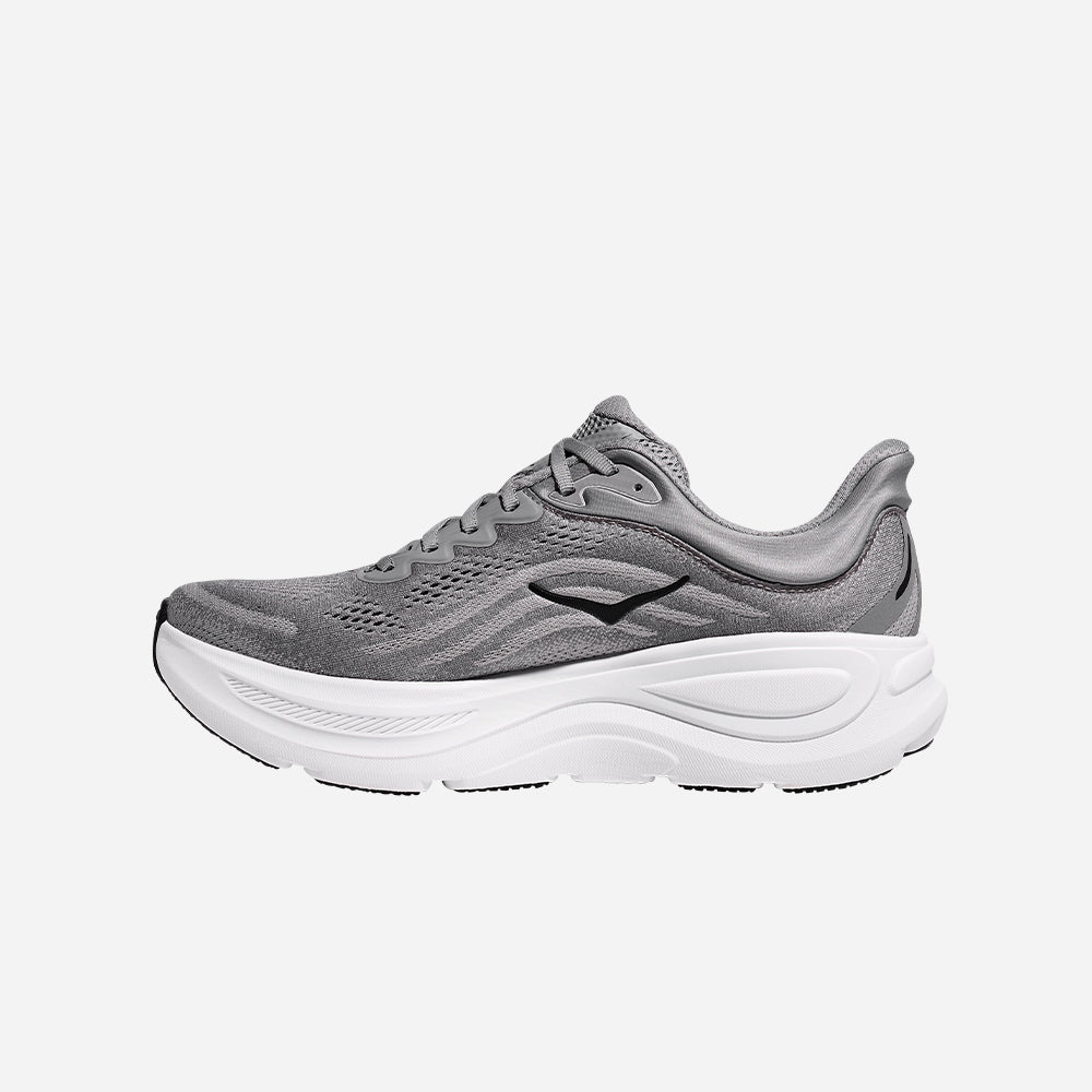 Giày Chạy Bộ Nam HOKA Bondi 9 Wide - Xám - Supersports Vietnam