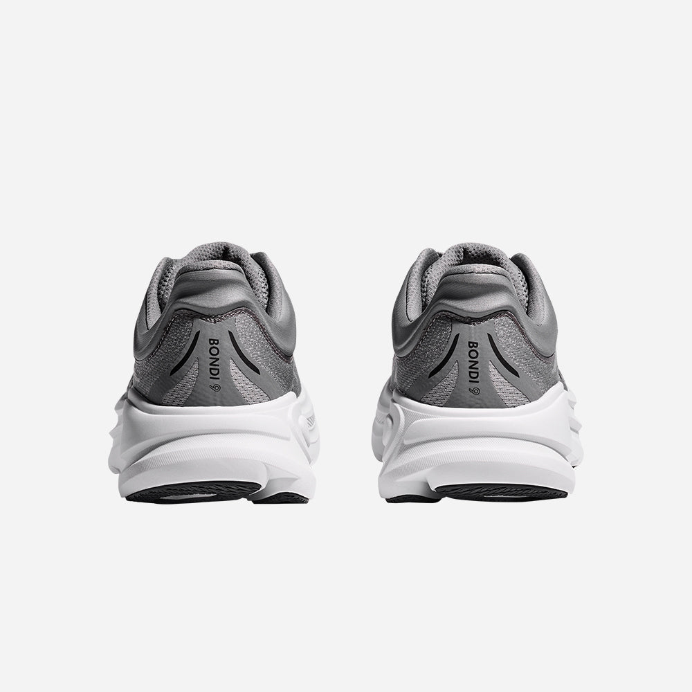 Giày Chạy Bộ Nam HOKA Bondi 9 Wide - Xám - Supersports Vietnam