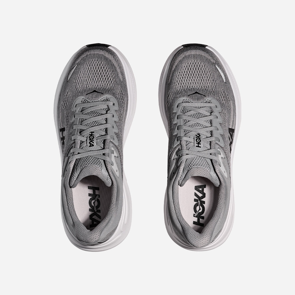 Giày Chạy Bộ Nam HOKA Bondi 9 Wide - Xám - Supersports Vietnam