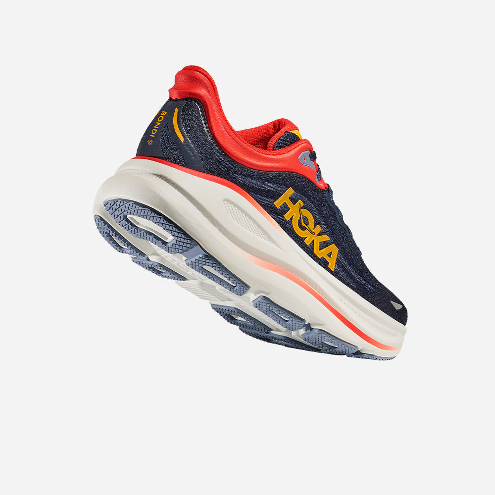 Giày Chạy Bộ Nam HOKA Bondi 9 Wide - Xanh Navy - Supersports Vietnam