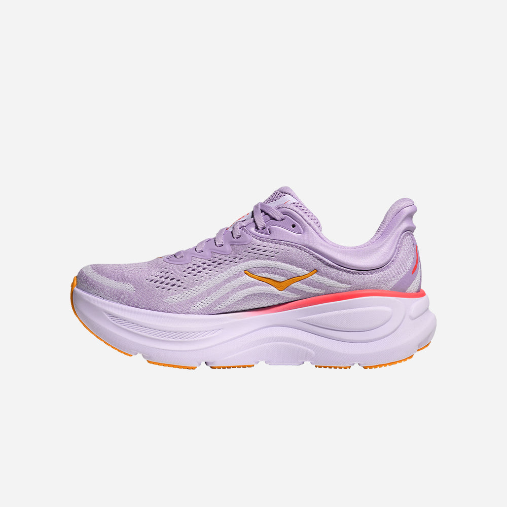 Giày Chạy Bộ Nữ HOKA Bondi 9 Wide - Tím - Supersports Vietnam