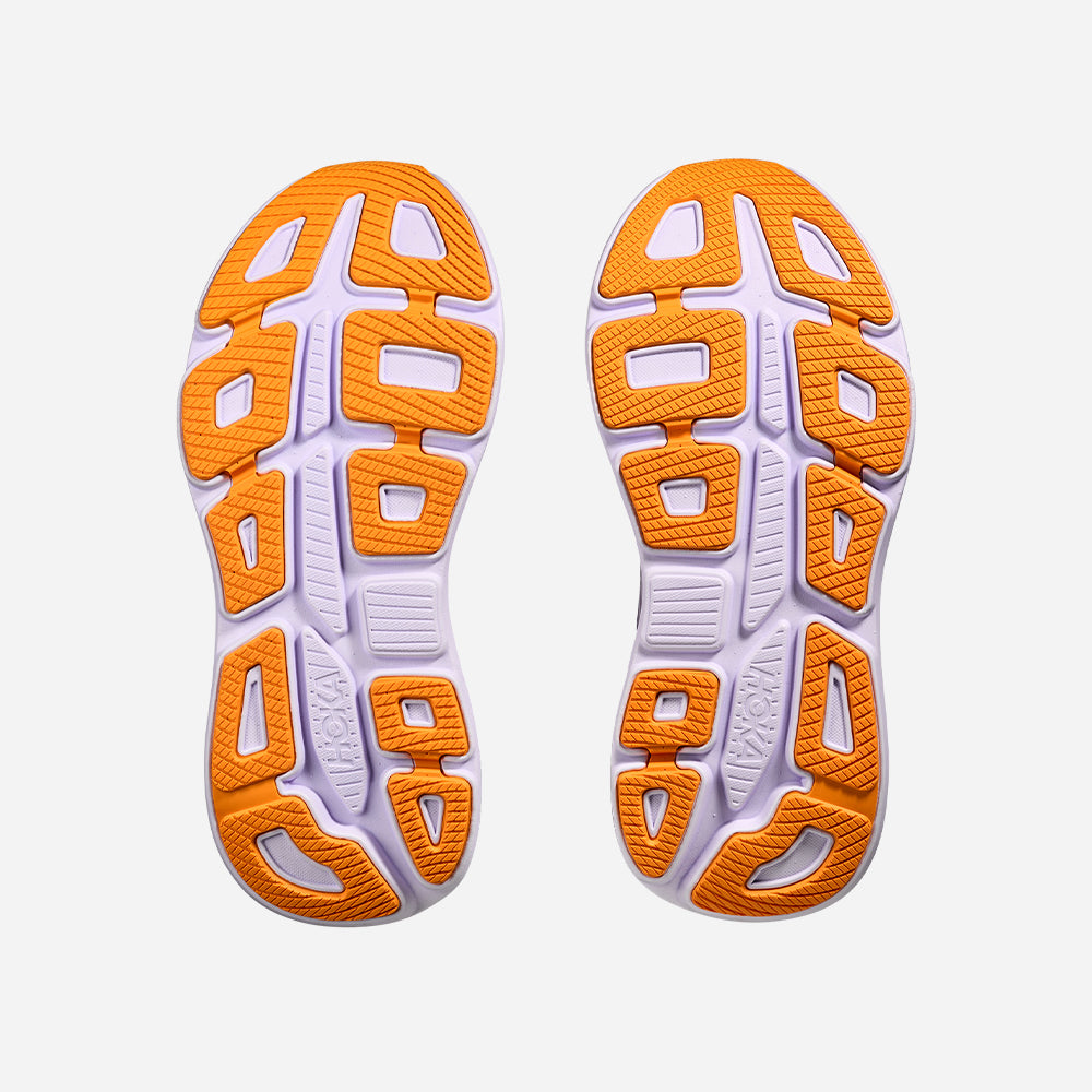 Giày Chạy Bộ Nữ HOKA Bondi 9 Wide - Tím - Supersports Vietnam